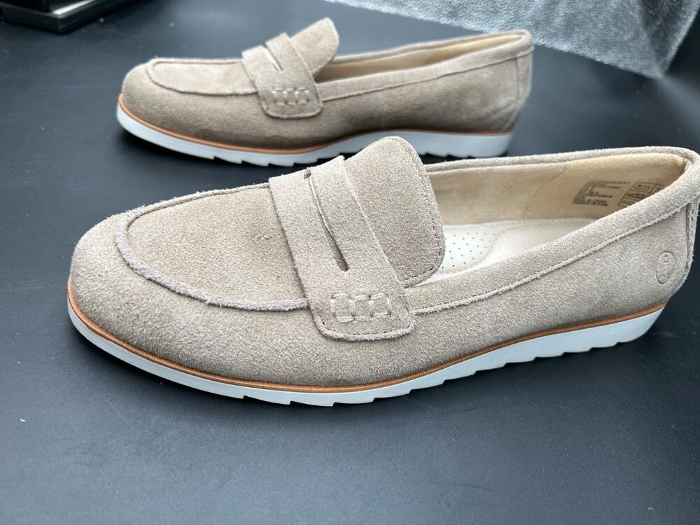 Lands' End 501785 Comfort Step Lightweight Penny Loafers Blue Size 8 #90